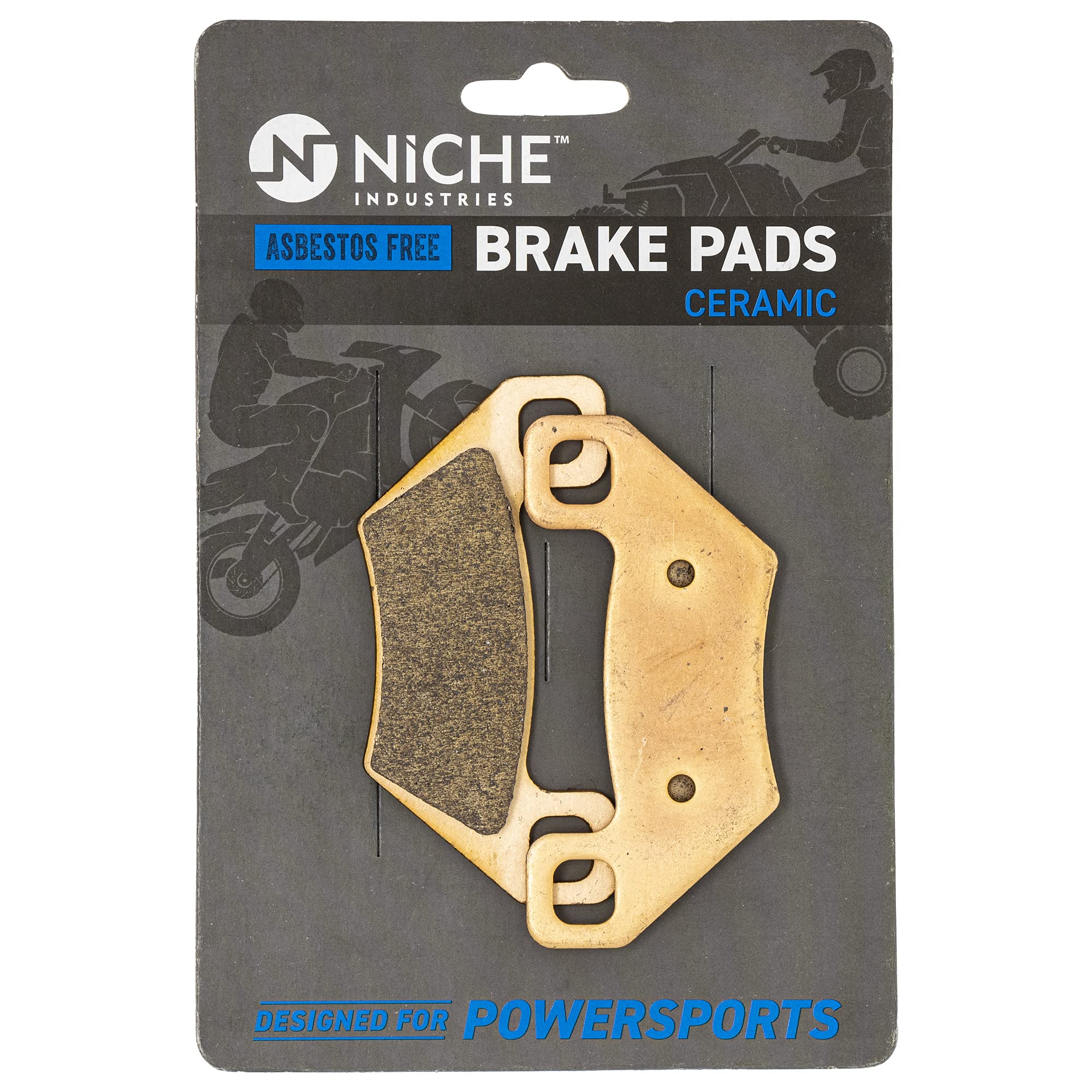 Amazon.com: NICHE Ceramic Front Rear Brake Pad Set for Arctic Cat